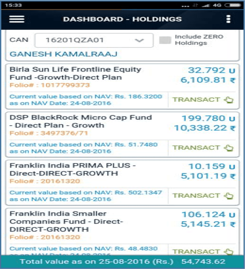 Dashboard